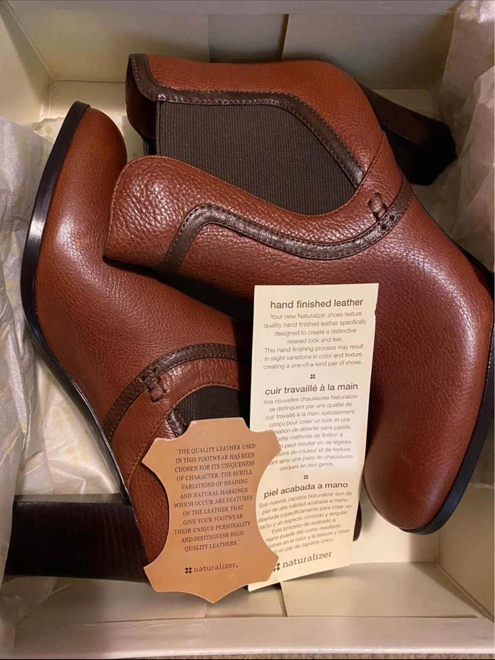 NWT Women’s Naturalizer Lainey Real Leather Boots Size 9.5 M